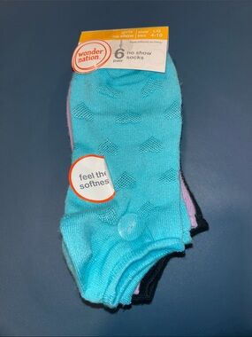 NWT wonder nation No-Show Socks - (6 Pair)